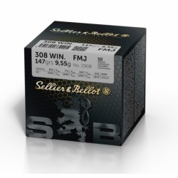 SB 308 win. 124 grs 8g FMJ